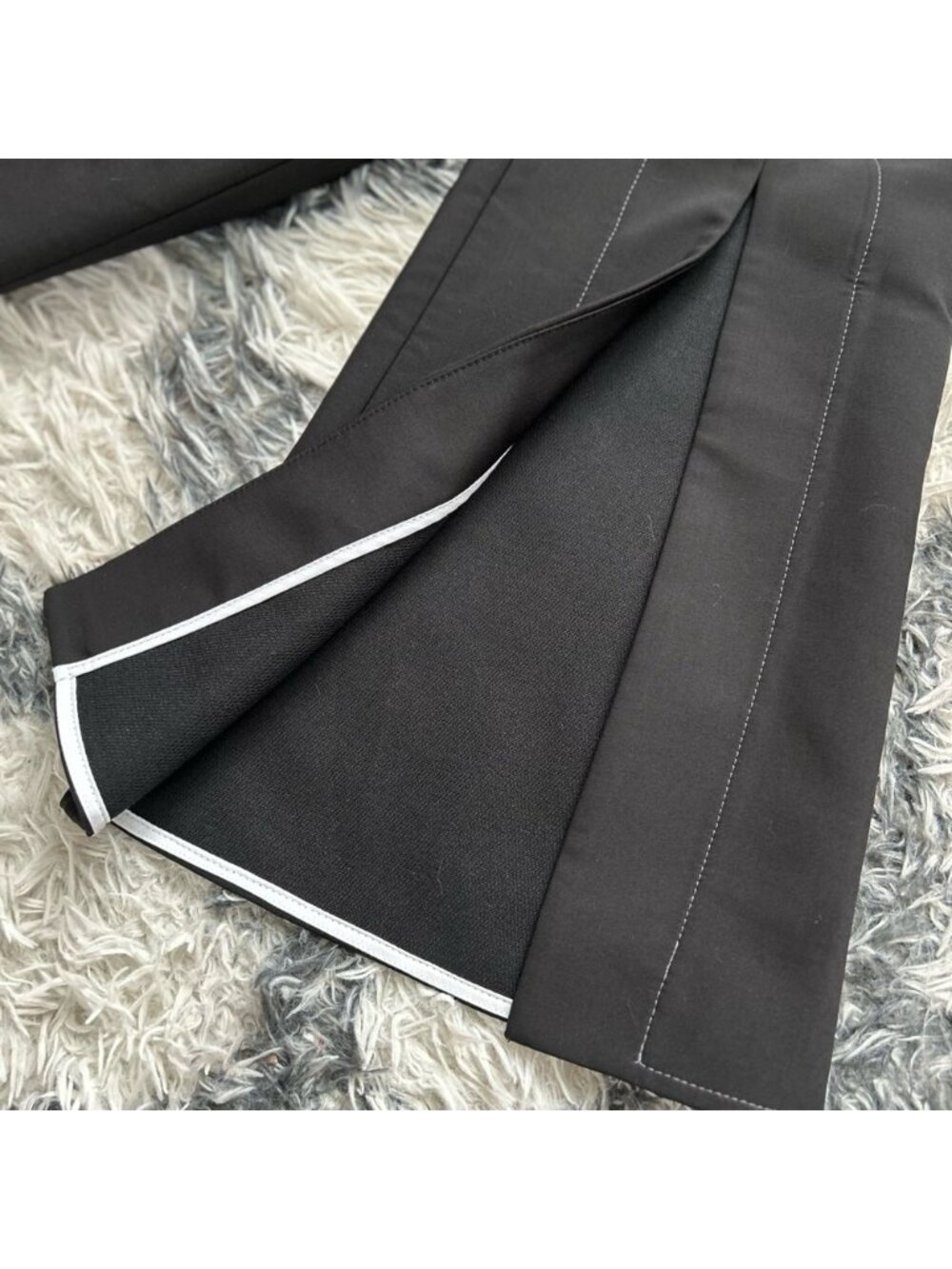 Ellery Bootcut Split Leg Pants - Picture 6 of 11
